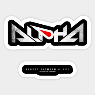 [STREET FIGHTER] ALPHA (Original) Sticker